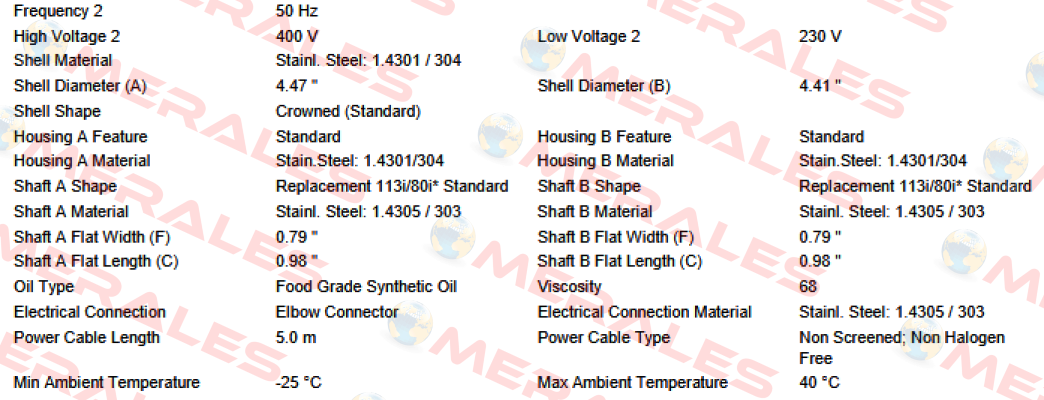 MI-DM0113 DM1133-BAC13E0U9LBD-282mm Interroll