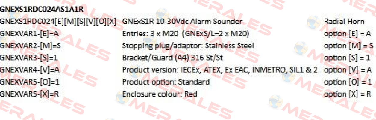 GNExS1RDC024AS1A1R E2S