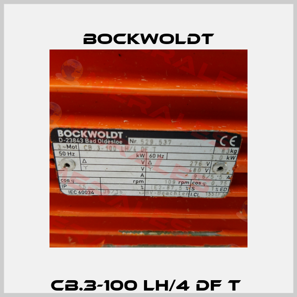 CB.3-100 LH/4 DF T  Bockwoldt