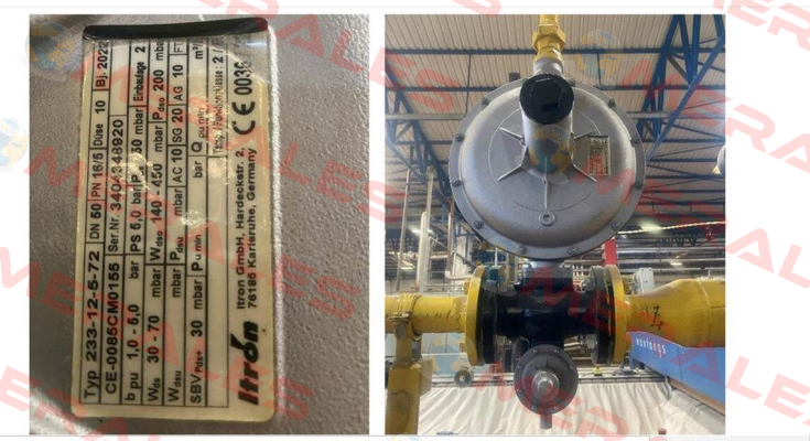 233-12-5-72 DN50 PN 16/5 Itron