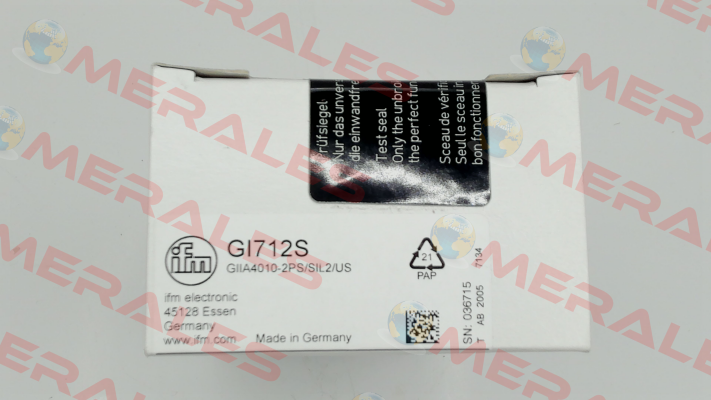 GI712S / GIIA4010-2PS/SIL2/US Ifm