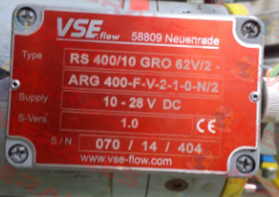 RS 400/5 GRO62V - GSM02 Vse-Flow
