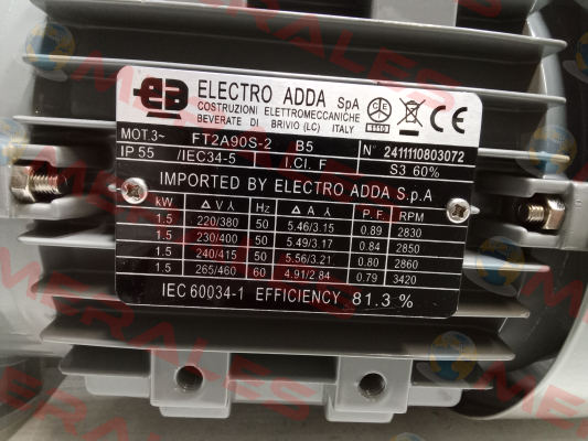 FT2A90S-2 1,5kW 2P 400/230V 50Hz B5 Electro Adda