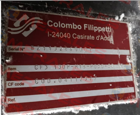 CF3 130P-H18-P050-DS VX Colombo Filippetti