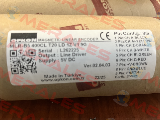 MLR-B5 400CL T20 LD 1ZV1 9G Opkon