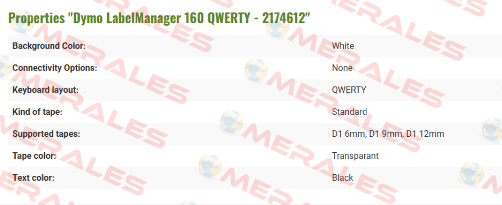 Qwerty keyboard (2174612) DYMO