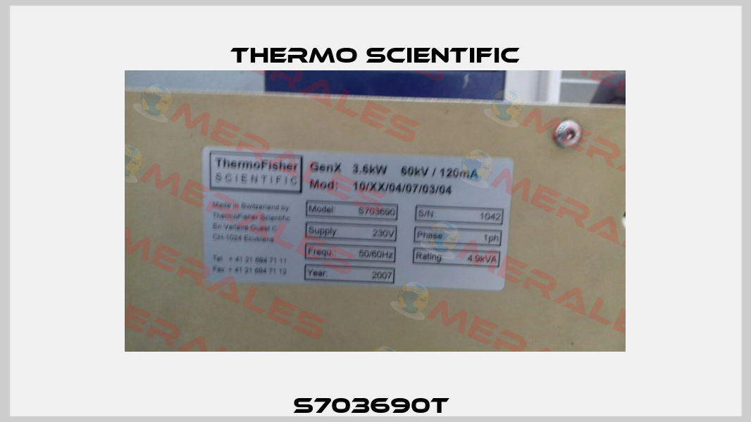 S703690T  Thermo Scientific