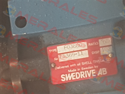 F03580	  Swedrive