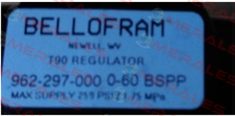 962-297-000-0-60 BSPP Bellofram