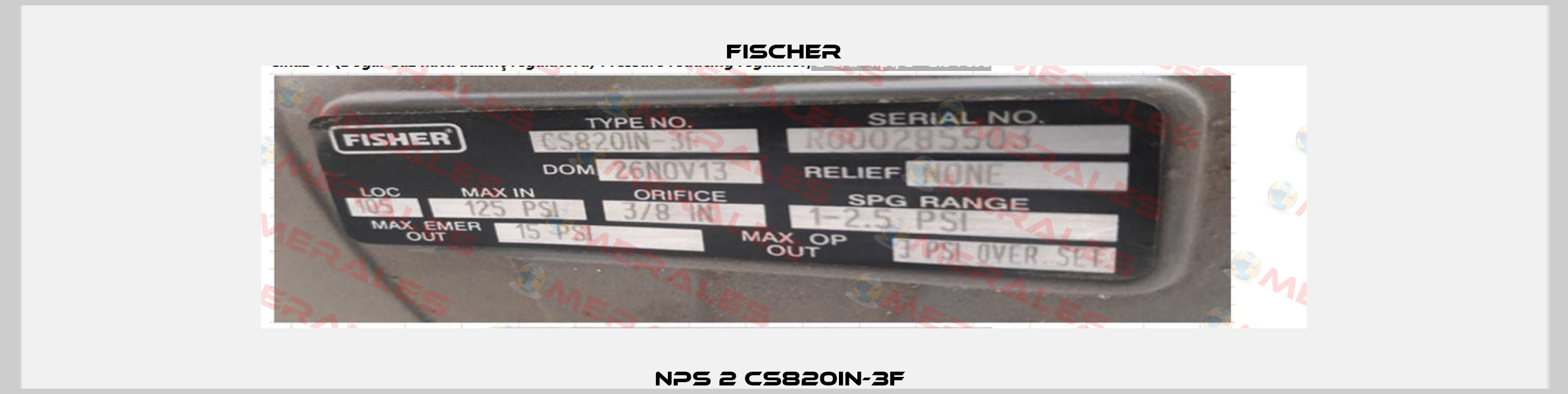 NPS 2 CS820IN-3F  Fischer