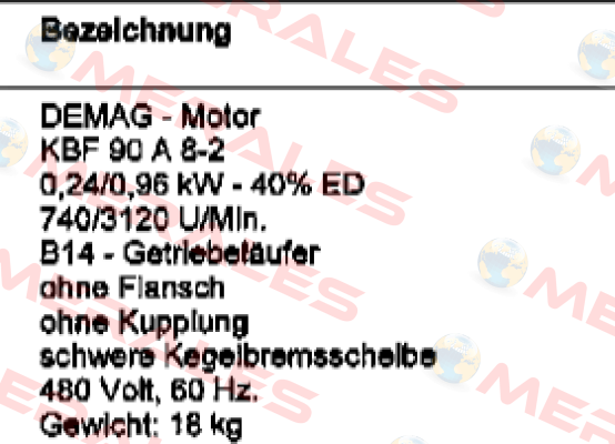 KBF 90A 8/2 Demag