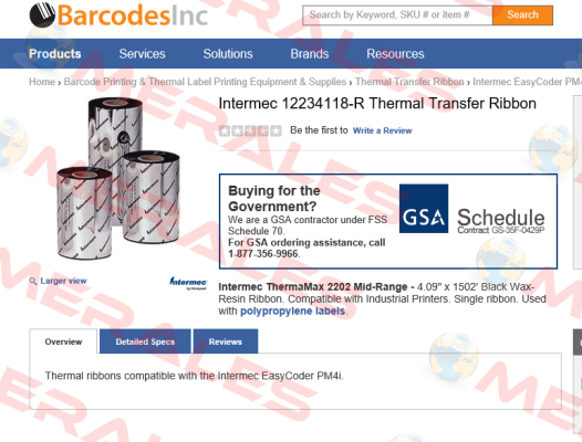 1-970649-07-0  Intermec (Honeywell)