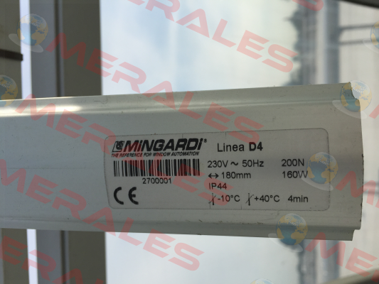 Linea D4 Mingardi