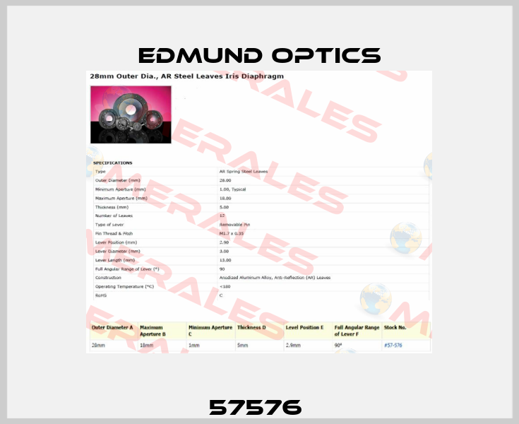 57576  Edmund Optics