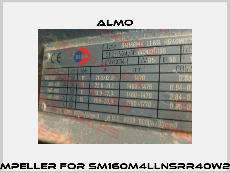 Fan impeller for SM160M4LLNSRR40W230V  Almo