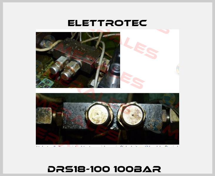 DRS18-100 100bar   Elettrotec