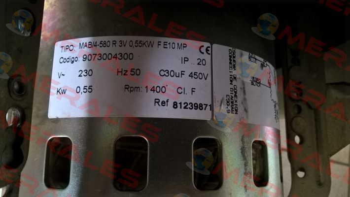 MAB/4-580 R 3V 0,55KW FE10 MP Chaysol
