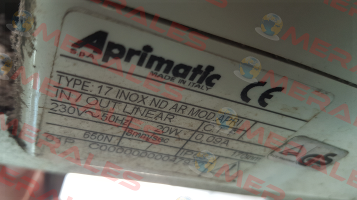 ACTUATOR APRI 17-C.170 230V (ND) (43571/001) Aprimatic