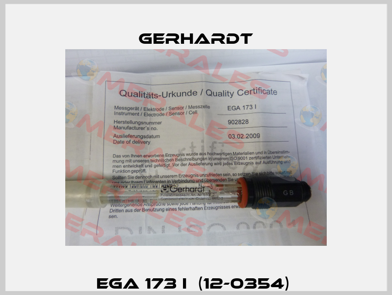 EGA 173 I  (12-0354)  Gerhardt