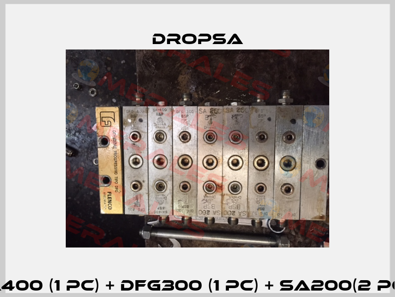 DFG-400 (1 pc) + SA400 (1 pc) + DFG300 (1 pc) + SA200(2 pcs) + DFG 50(2pcs)  Dropsa