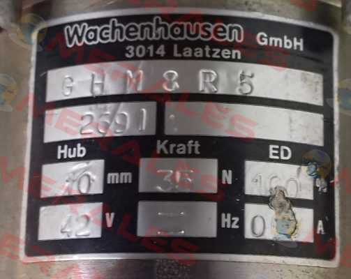 GHM 8R5, 42V DC, Art.-Nr.: 5040522 Wachenhausen