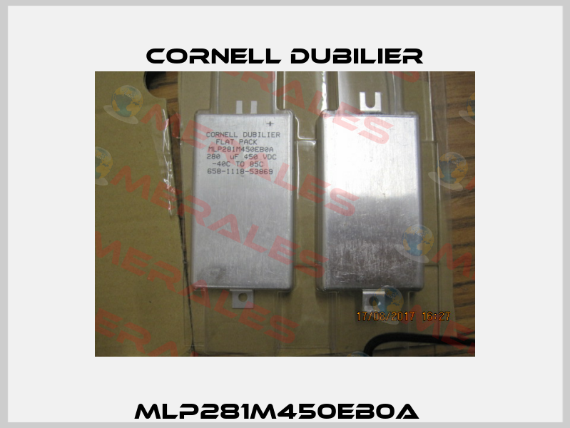 MLP281M450EB0A   Cornell Dubilier