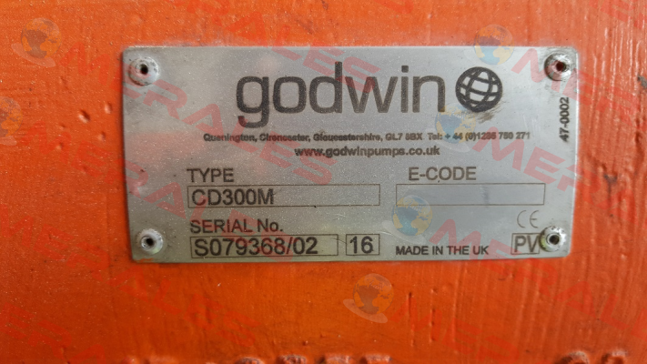 CD300M 2-Blade Mark 2 Impeller Godwin Pumps