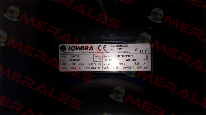 2HM7/A Lowara