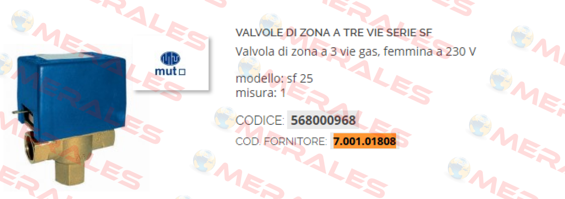 7.001.01808 Mut Meccanica Tovo SpA