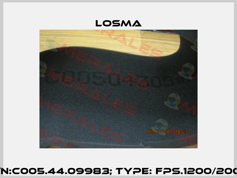 P/N:C005.44.09983; Type: FPS.1200/2000 Losma