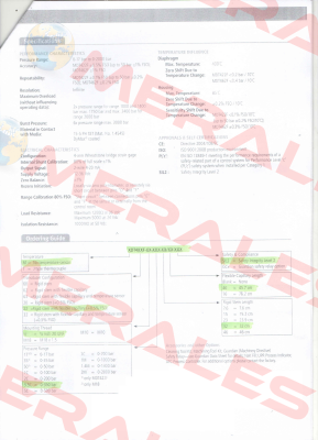 MDT 422F-1/2-3.5C/46-SIL2  Dynisco