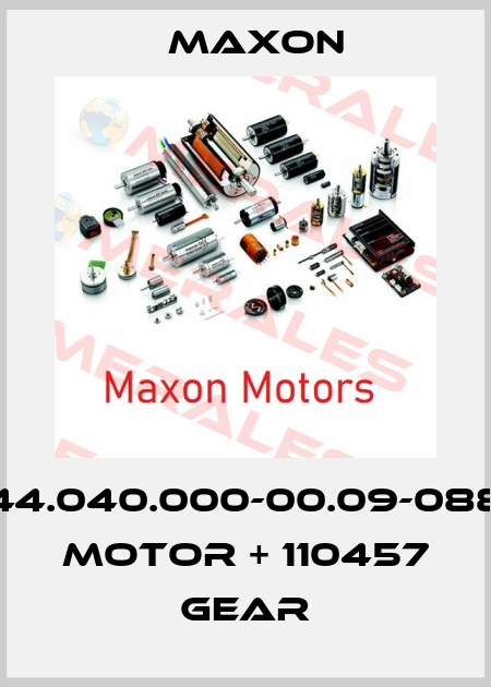 44.040.000-00.09-088 MOTOR + 110457 GEAR Maxon