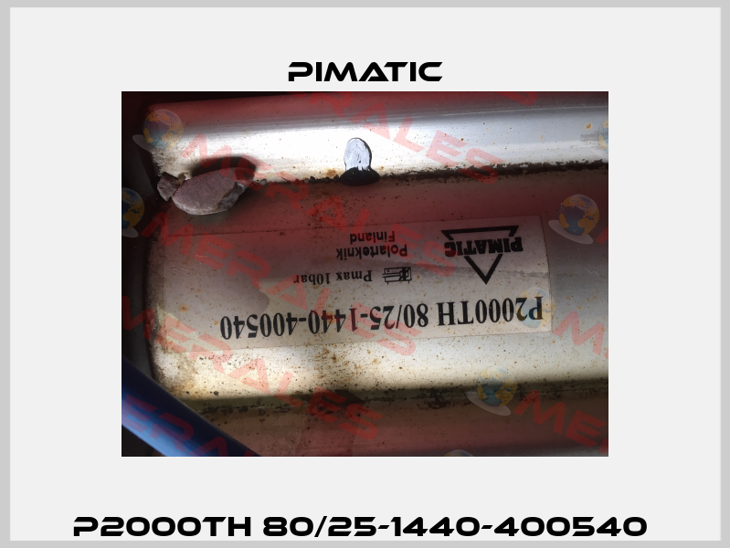 P2000TH 80/25-1440-400540  Pimatic