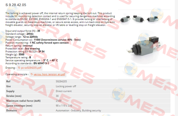 1BS2820A55 Mecalectro