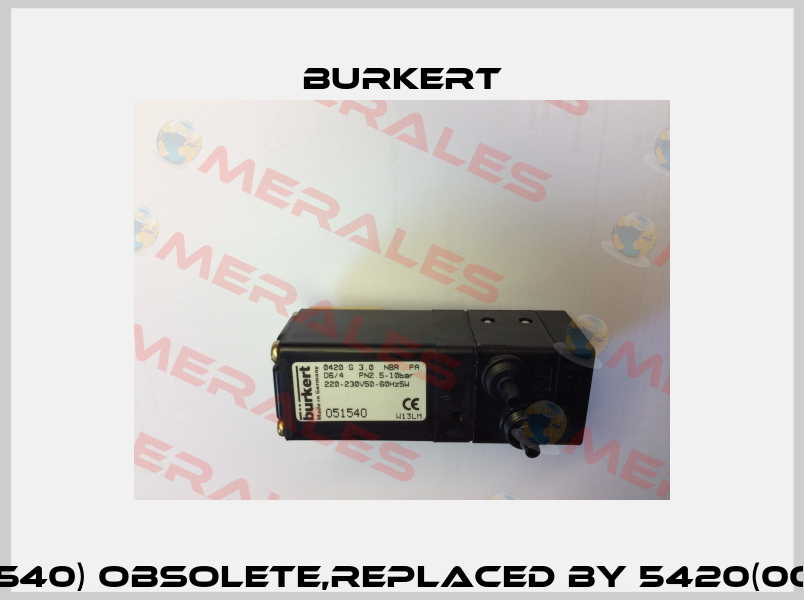 0420(051540) obsolete,replaced by 5420(00207359)  Burkert