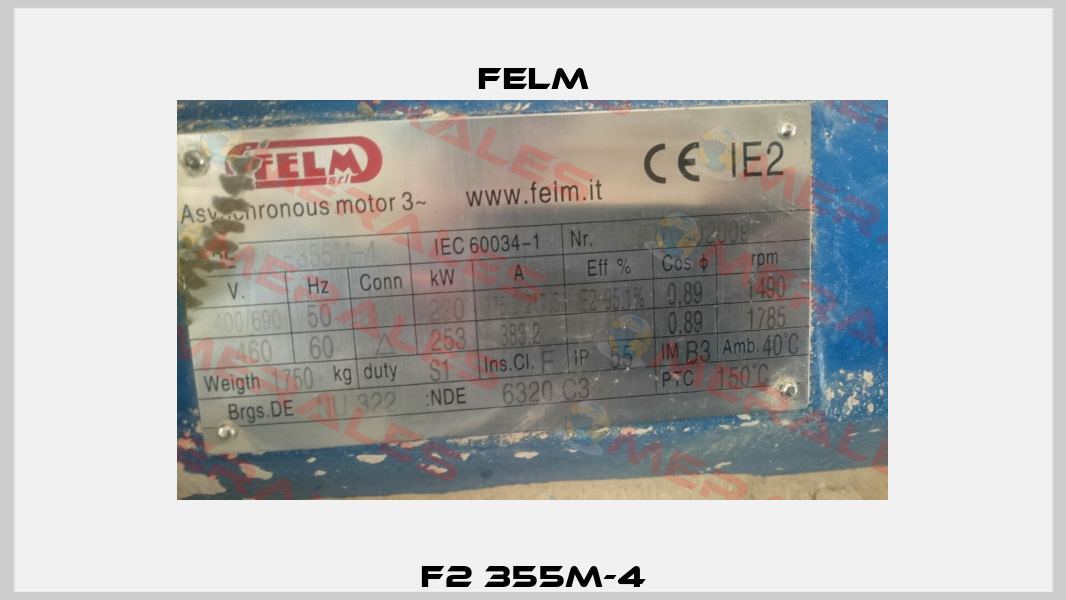 F2 355M-4 Felm