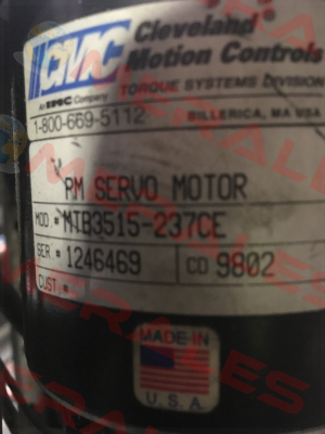 MTB3515-237CE  Cmc Cleveland Motion Controls