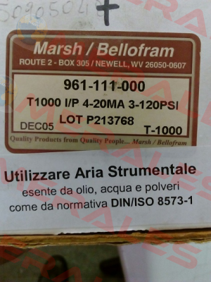 961-111-000 Bellofram