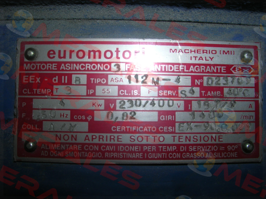 Brake for ASA 112 M-4  Euromotori