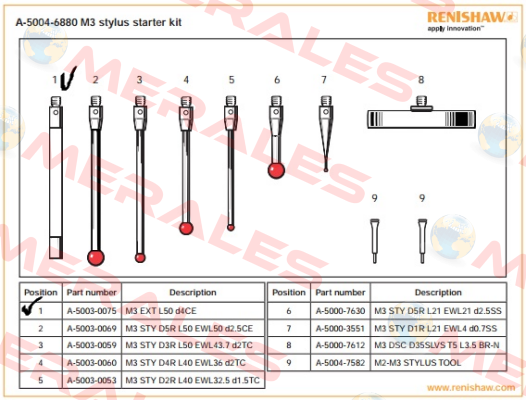 A-5003-0075 Renishaw