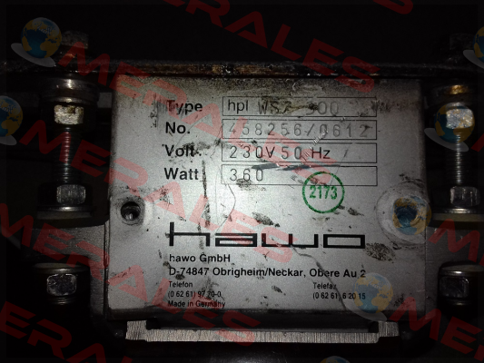 hpl WSZ 300  HAWO