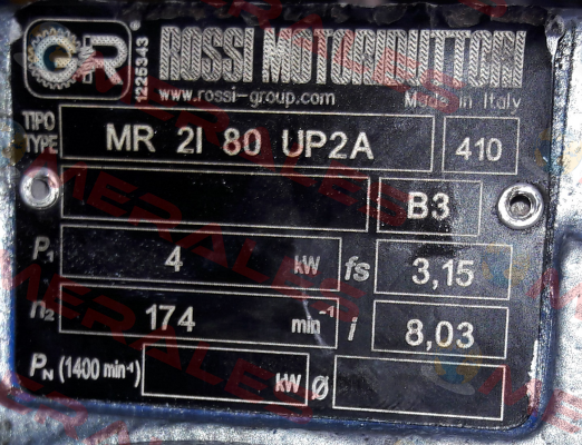 MR 2I 80 UP2A - 28x250 - 8,03 Rossi