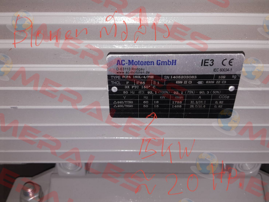 PDM-4-B35-15-160L-G-Z1  AC Motoren