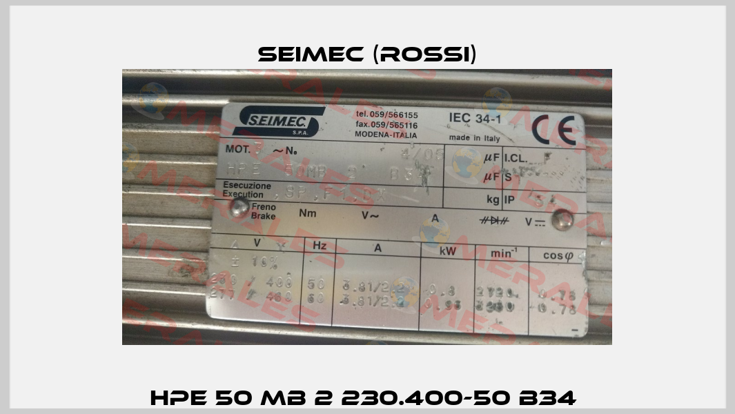 HPE 50 MB 2 230.400-50 B34  Seimec (Rossi)