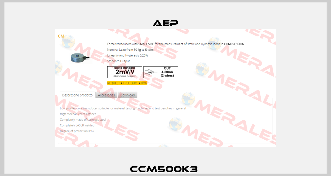 CCM500K3  AEP