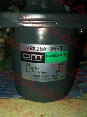 4RK25A-36RB obsolete,alternative 4RK25GN-AW2J  Oriental Motor