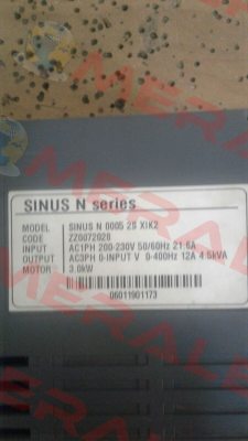 SINUS N 0005 2S XIK2 Santerno