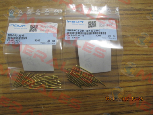 GKS-002 201 107 A 2800 (GKS-002-0016)  Ingun