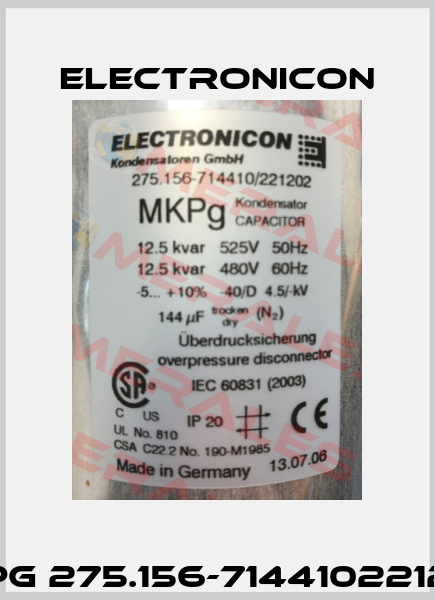 MKPg 275.156-714410221202  Electronicon
