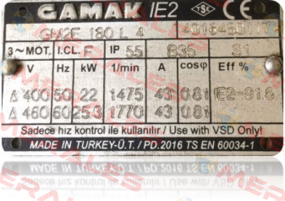 GM2E 180 L 4   Gamak